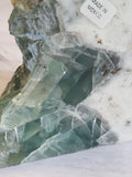 Fluorite Half Polished
