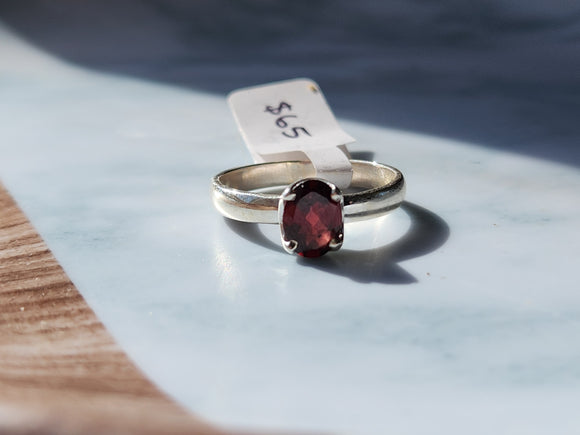 Garnet Ring (size 9.5)