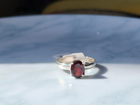 Garnet Ring (Size 8.75)