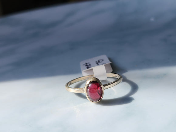Garnet Ring (Size 8.75)