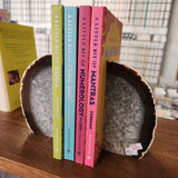 Agate/Quartz Bookends