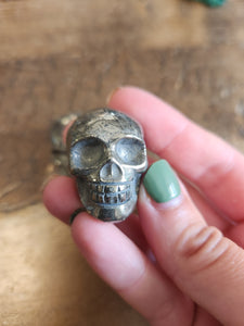 Pyrite Skull