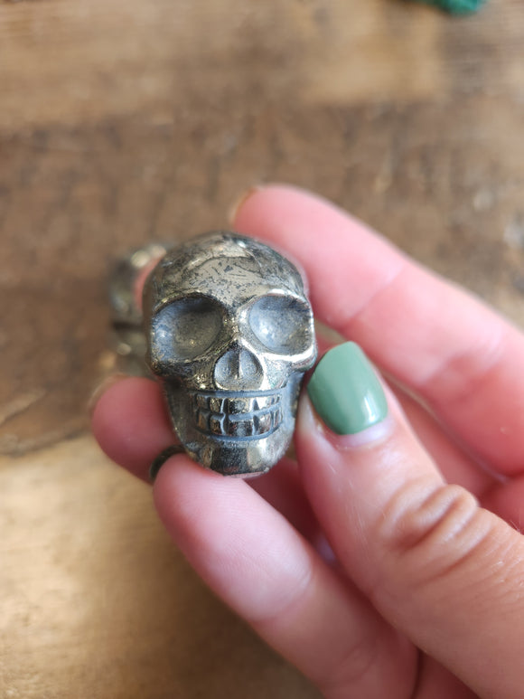 Pyrite Skull