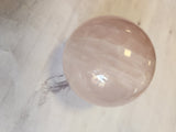 Rose quartz sphere