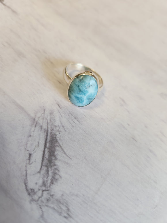 Larimar Ring (Size 9.75)