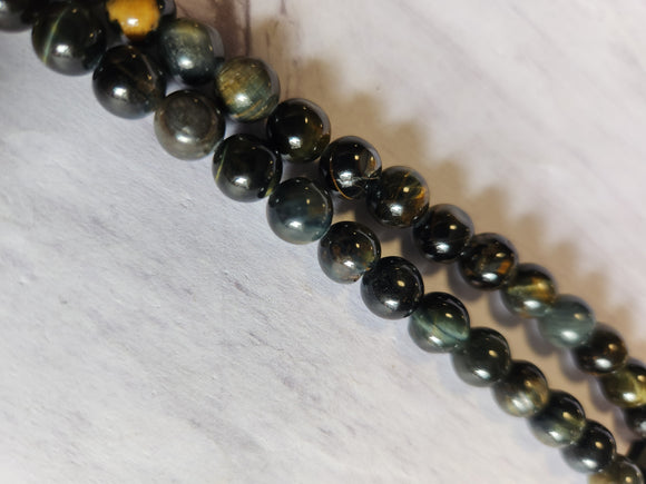 Blue Tigers Eye Beads