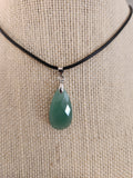 Stainless Steel Teardrop Necklace