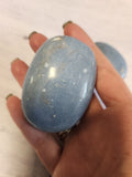 Angelite Palm Stone