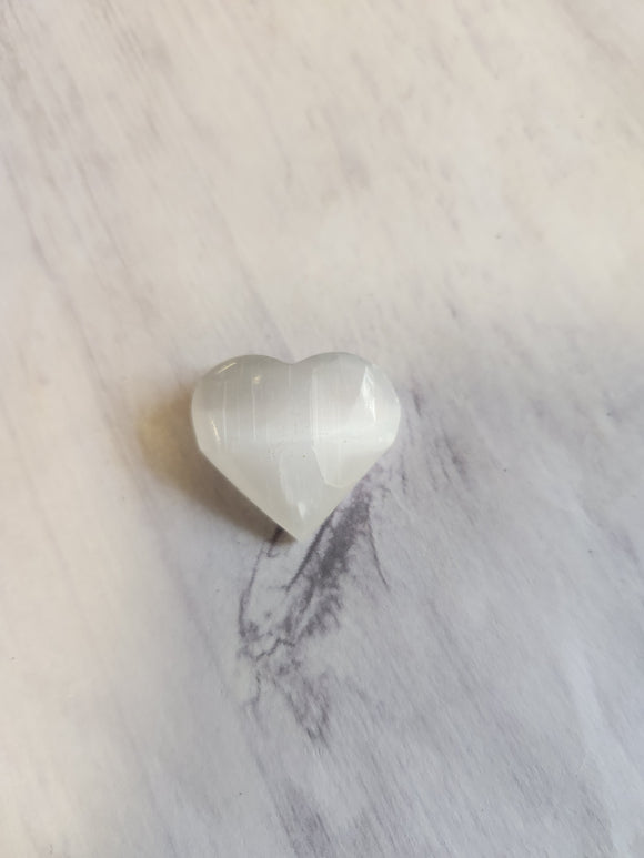 Selenite Heart