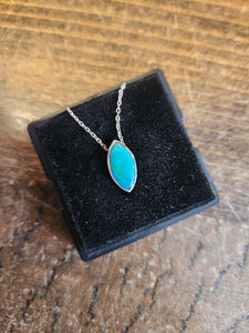 Shattuckite Sterling Silver Necklace