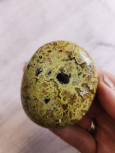 Green Opal Palm Stone