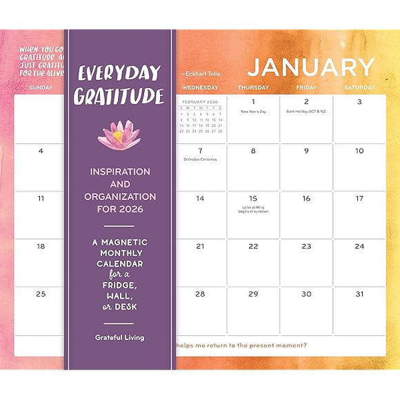 Everyday Gratitude Calendar