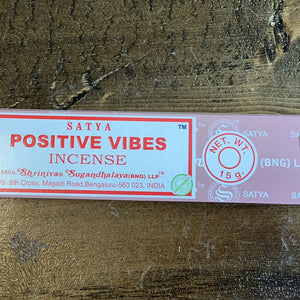 Positive Vibes Incense - Satya