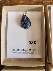 Sodalite pendant