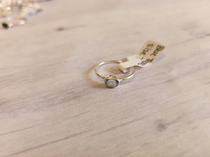 Blue Topaz Ring (Size 7)