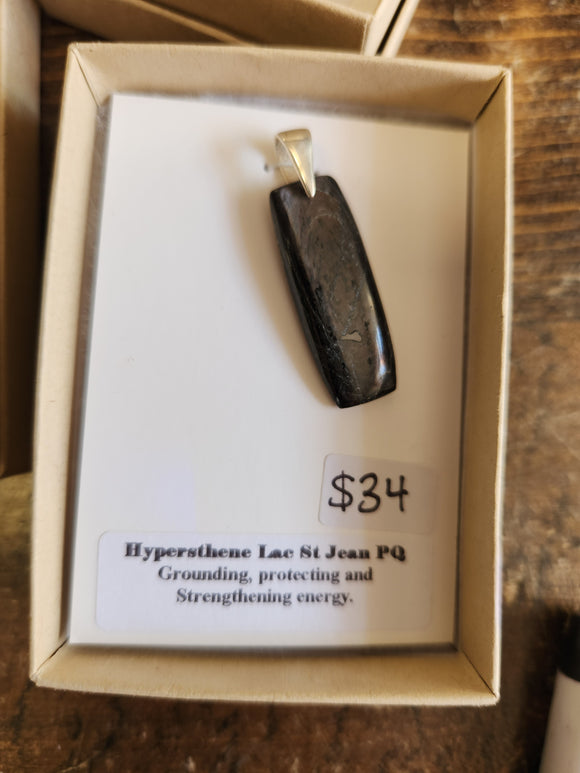 Hypersthene Pendant