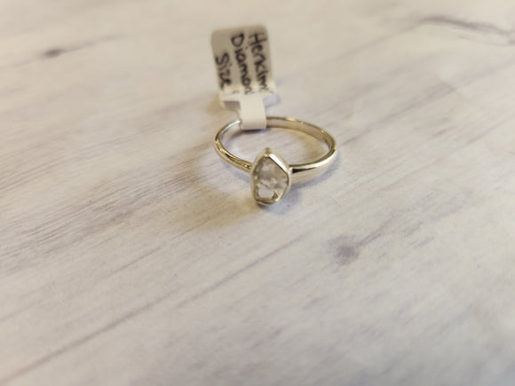 Herkimer Diamond Ring (Size 9)