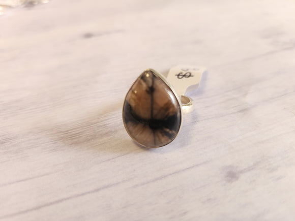 Chiastolite Ring (Size 7)
