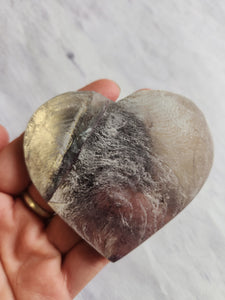 Lepidolite heart