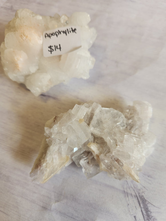 Apophyllite & Stilbite Cluster