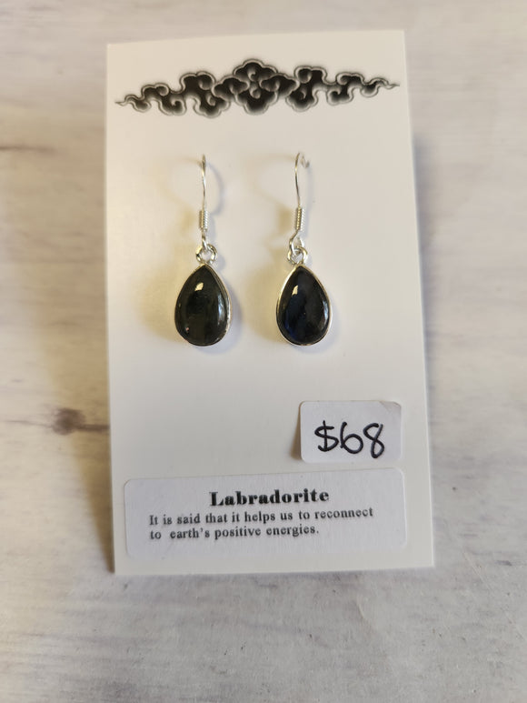 Labradorite earrings