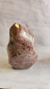 Pink Ocean Jasper Flames