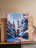 Frozen Forest Painting