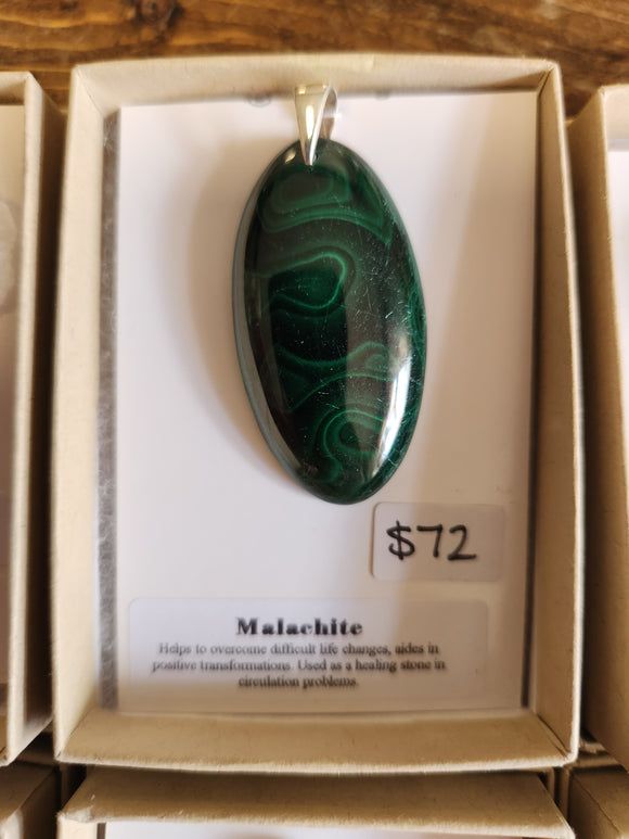 Malachite pendant