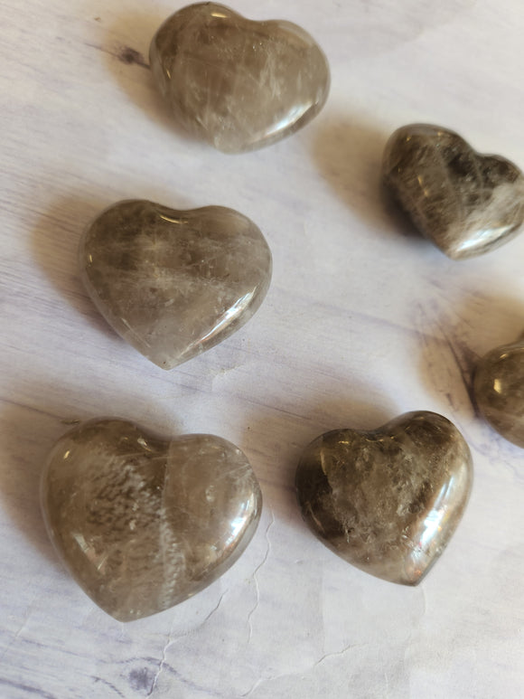 Smoky Quartz Heart