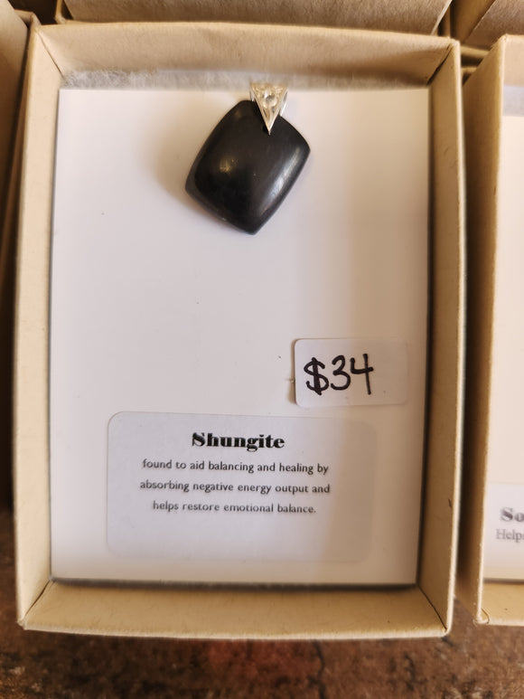 Shungite Pendant