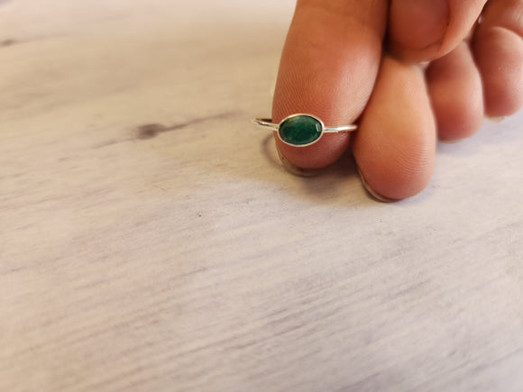 Emerald Ring (Size 6)