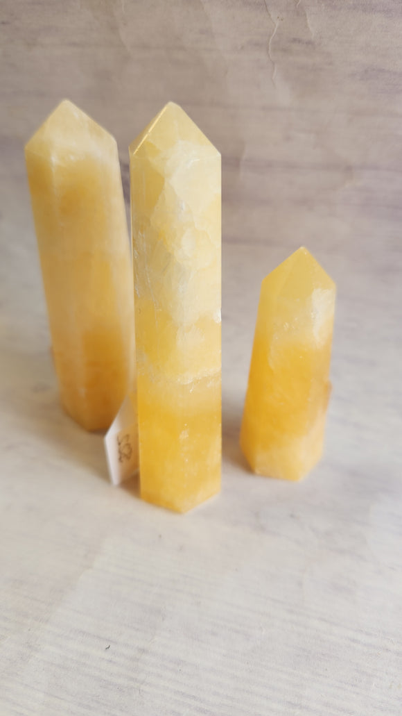 Orange Calcite Tower