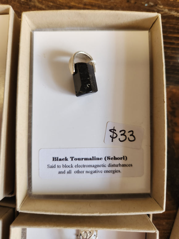Black Tourmaline Pendant