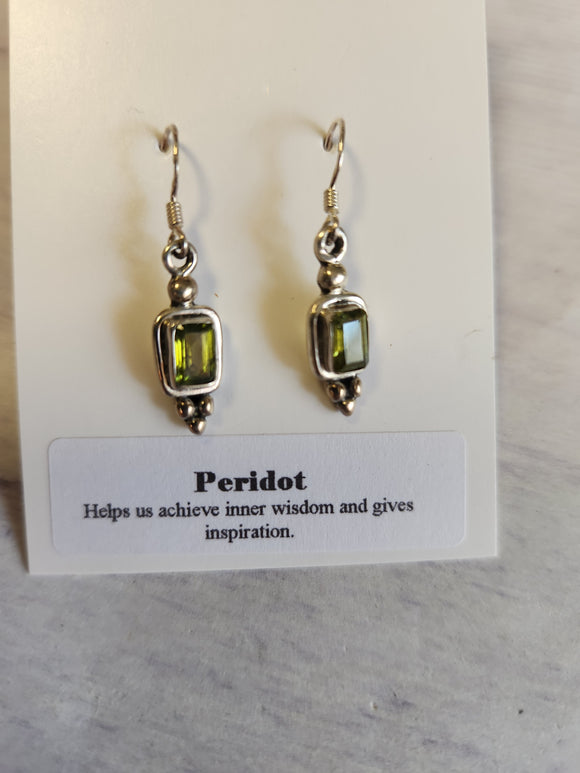 Peridot earrings