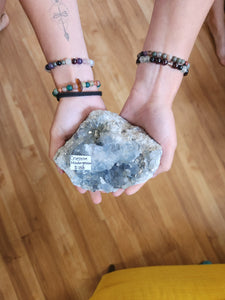 Celestite Cluster Statement