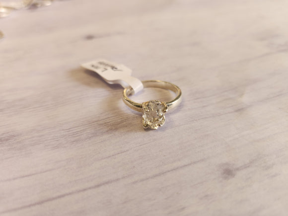 Herkimer Diamond Ring (Size 7)