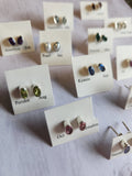 Birthstone Polished Stud Earrings