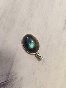 Labradorite Pendant Sterling silver