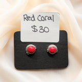 Gemstone Stud Earrings