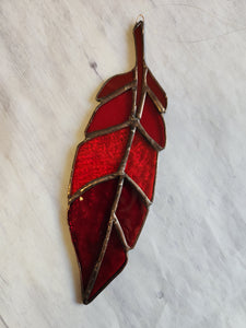 Stained Glass Feathers