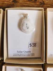 Solar Quartz pendant