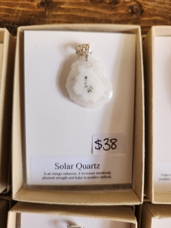 Solar Quartz pendant