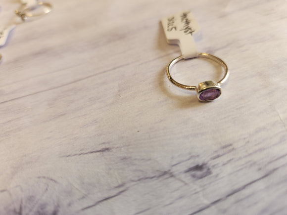 Amethyst Ring (Size 5)