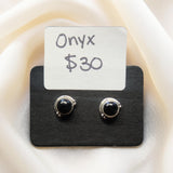 Gemstone Stud Earrings