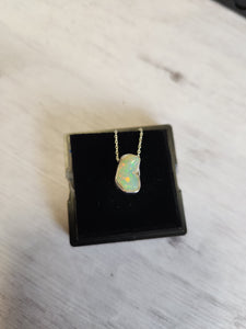 Opal necklace Sterling silver