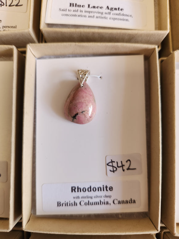 Rhodonite Pendant