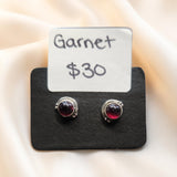 Gemstone Stud Earrings