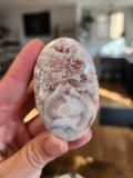 Pink Amethyst Palm Stone