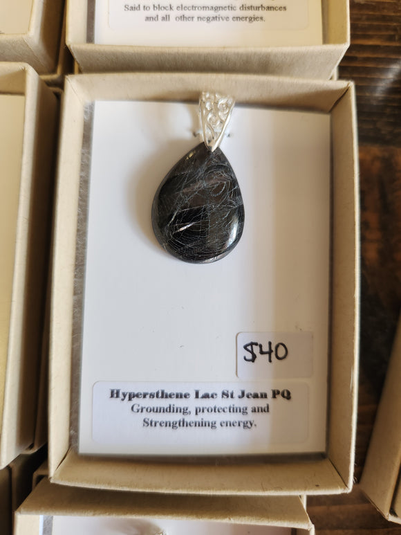 Hypersthene Pendant