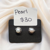 Gemstone Stud Earrings